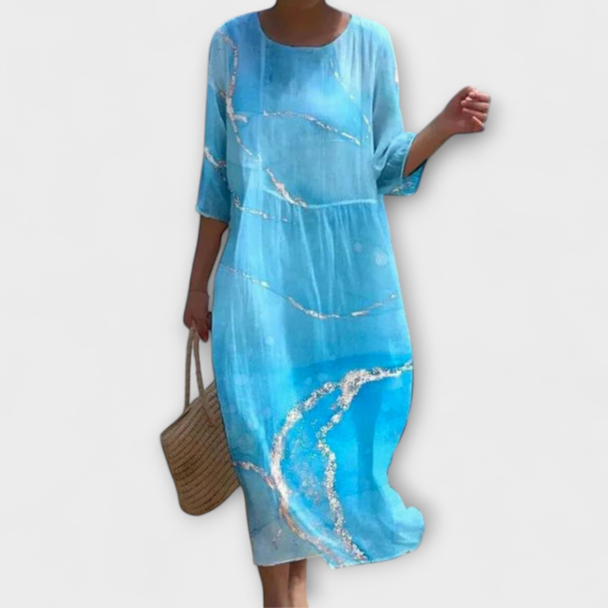 Abito lungo floreale