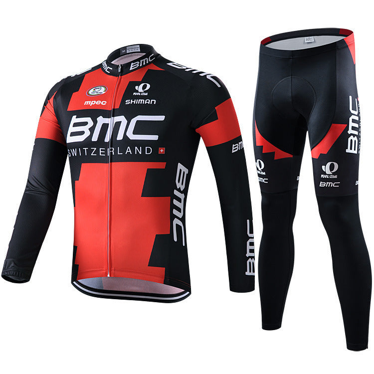 Kit da ciclista professionista con maniche lunghe