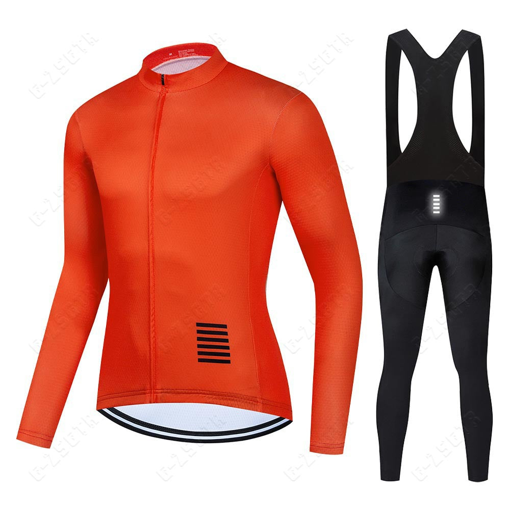 Set di abbigliamento professionale da ciclismo a maniche lunghe