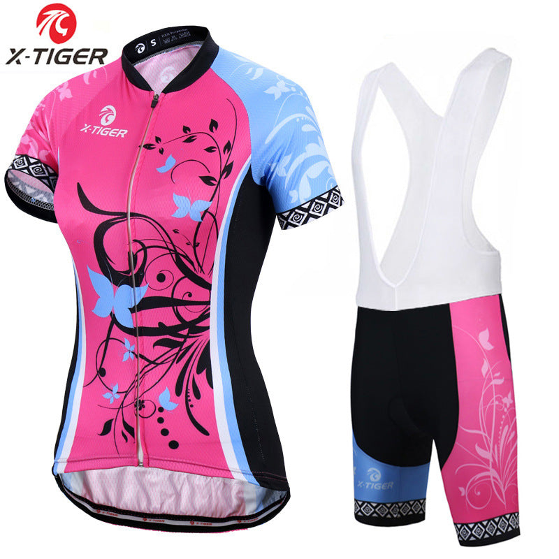 X-Tiger - Set da ciclismo per donna