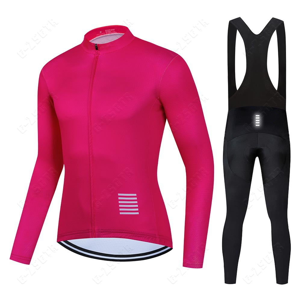 Set di abbigliamento professionale da ciclismo a maniche lunghe