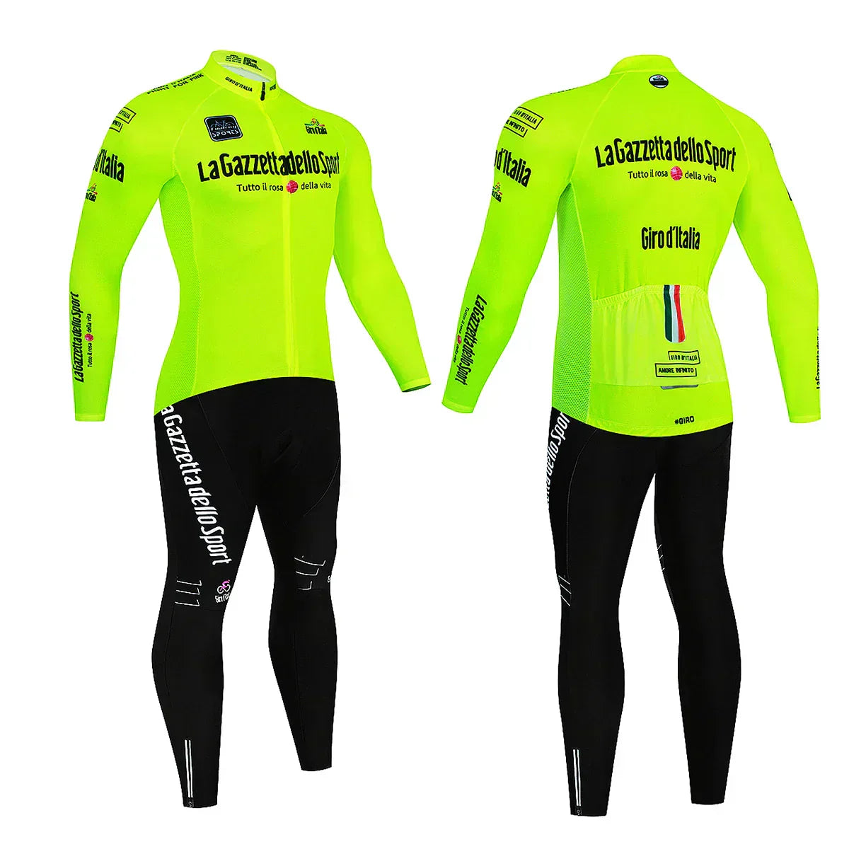 Giro d'Italia - Kit ciclismo professionale a maniche lunghe