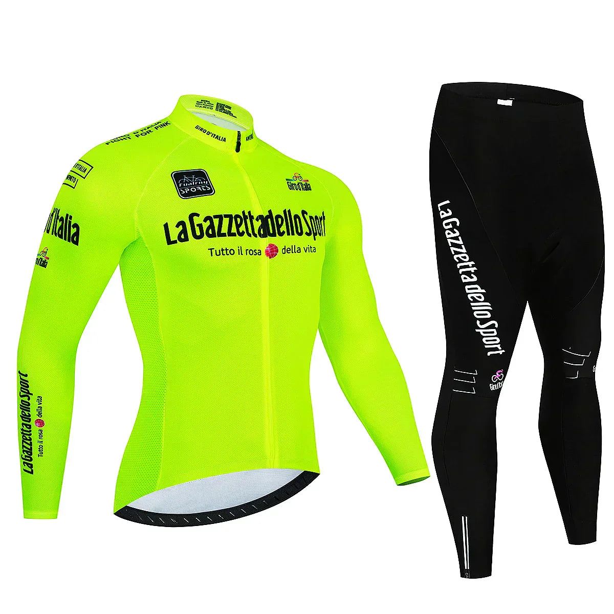Giro d'Italia - Kit ciclismo professionale a maniche lunghe