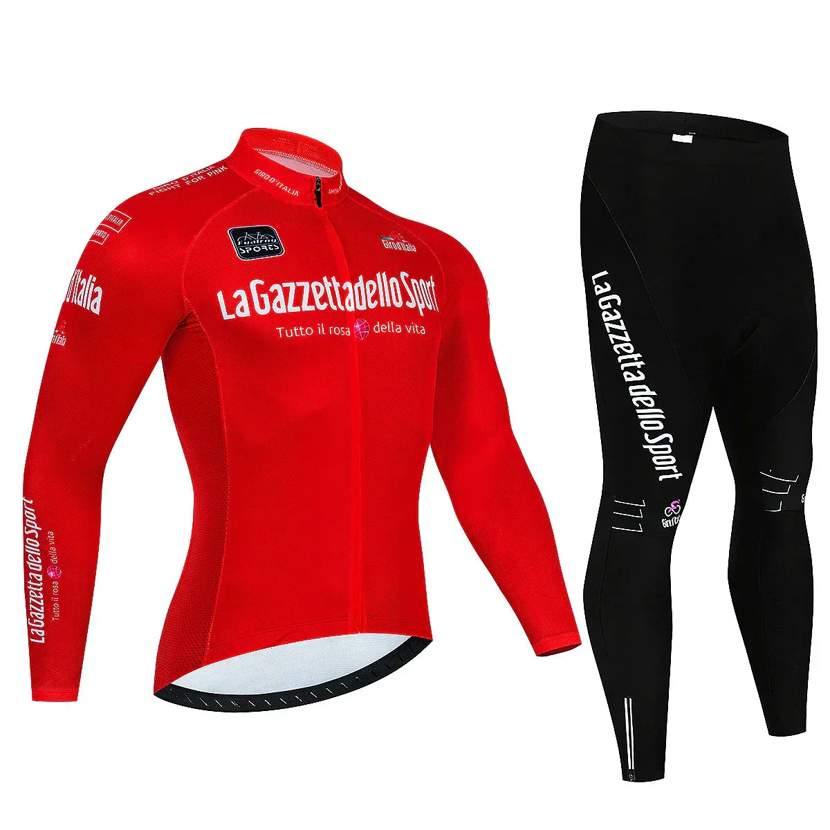 Giro d'Italia - Kit ciclismo professionale a maniche lunghe
