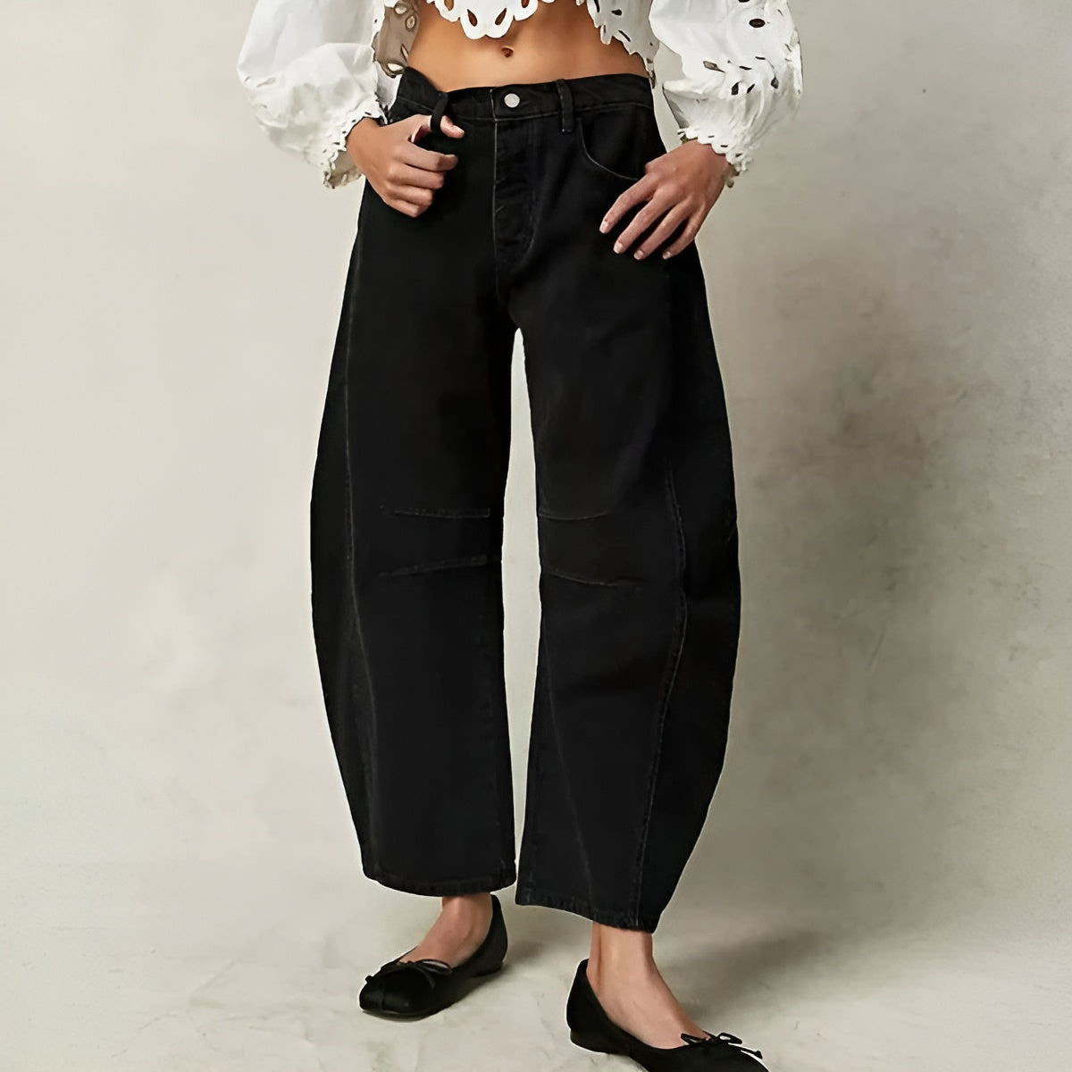Isabella - High Waist Women's Relaxed Jeans