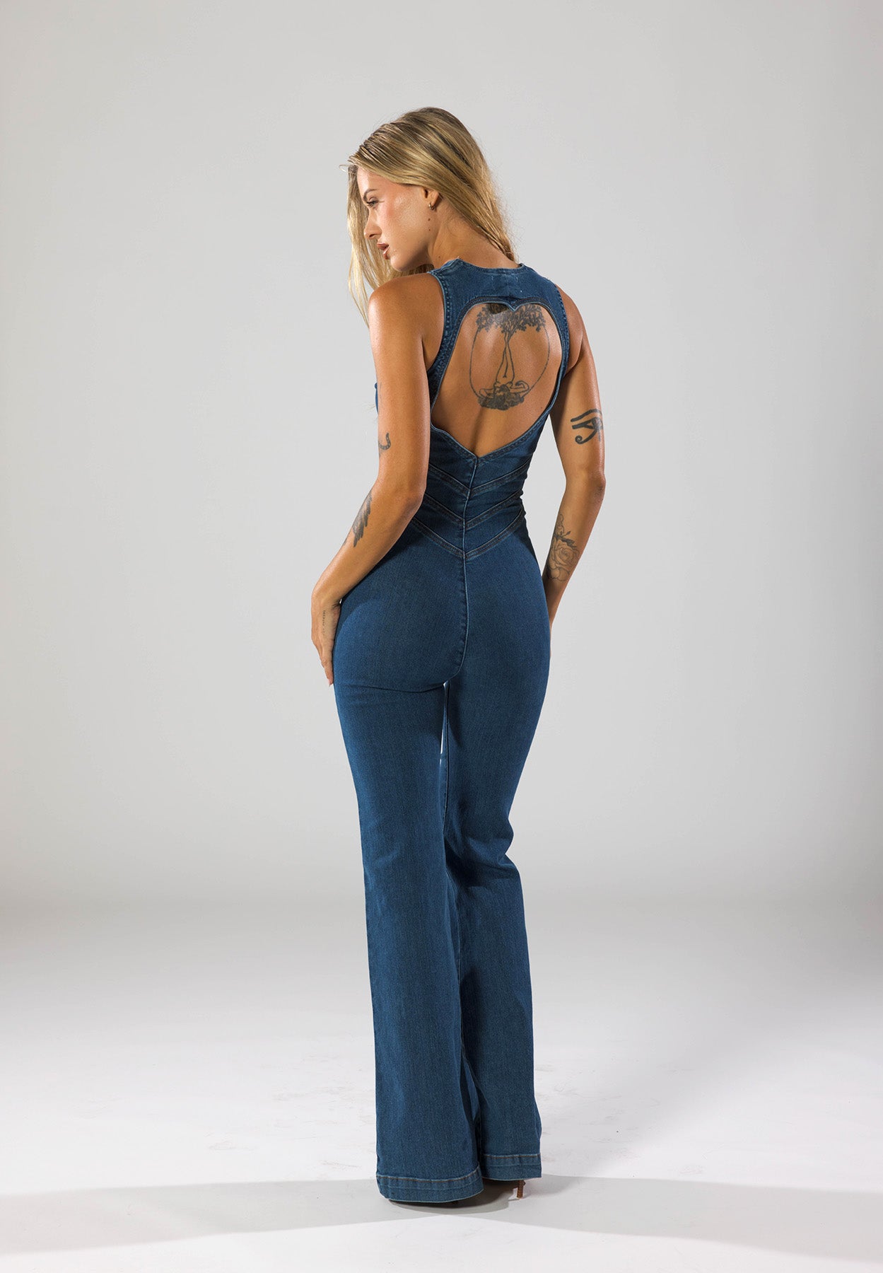 Holly | Trendy Denim Jumpsuit