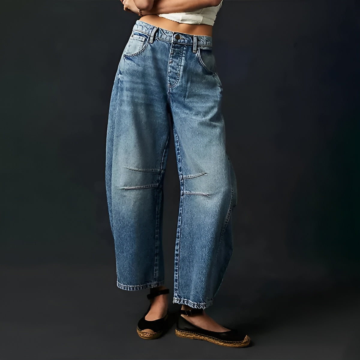 Isabella - High Waist Women's Relaxed Jeans
