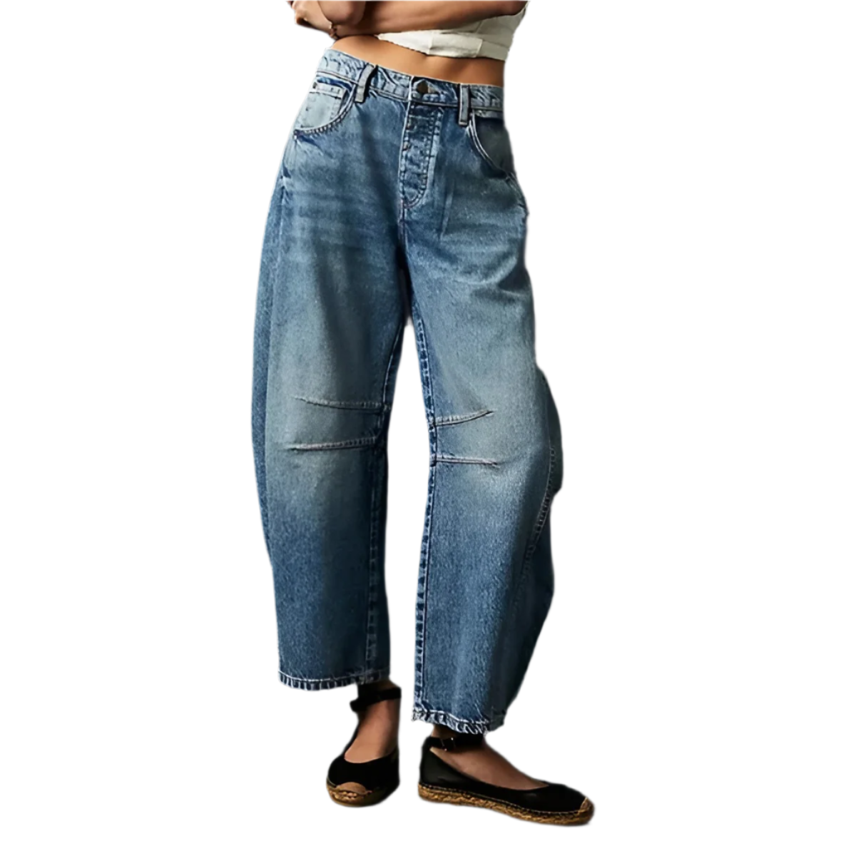 Isabella - High Waist Women's Relaxed Jeans