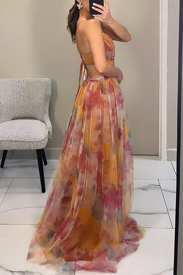 Abito floreale elegante
