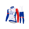 FDJ - Kit da ciclismo professionale a maniche lunghe