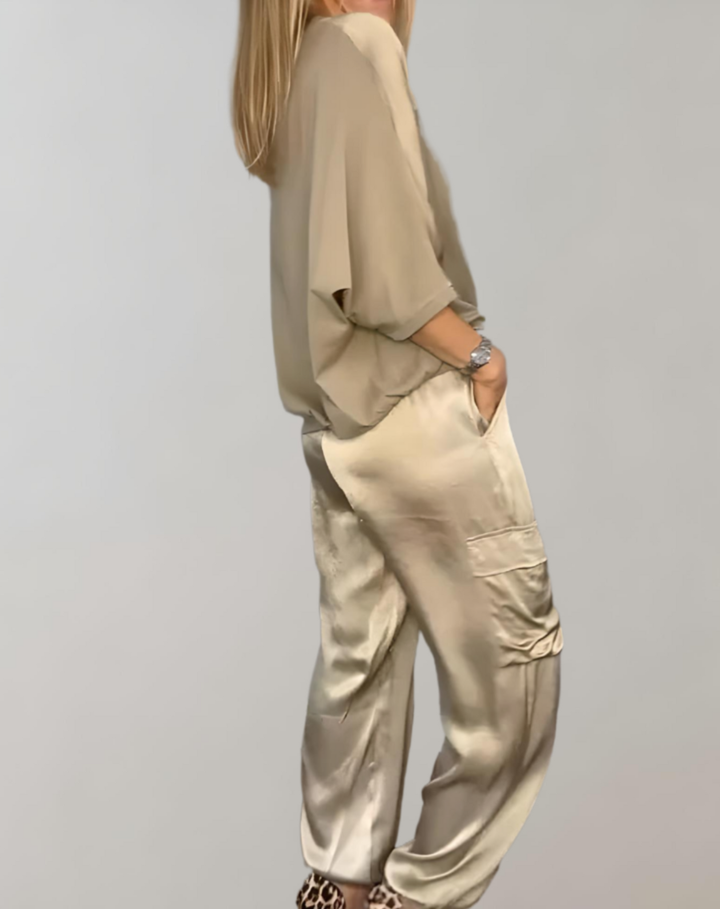 Nova | Luxury Satin Dress Set