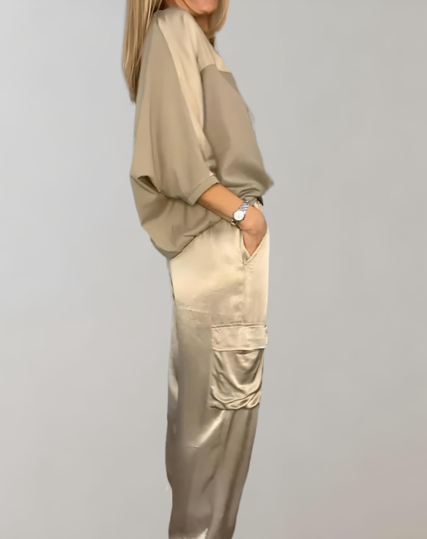 Nova | Luxury Satin Dress Set
