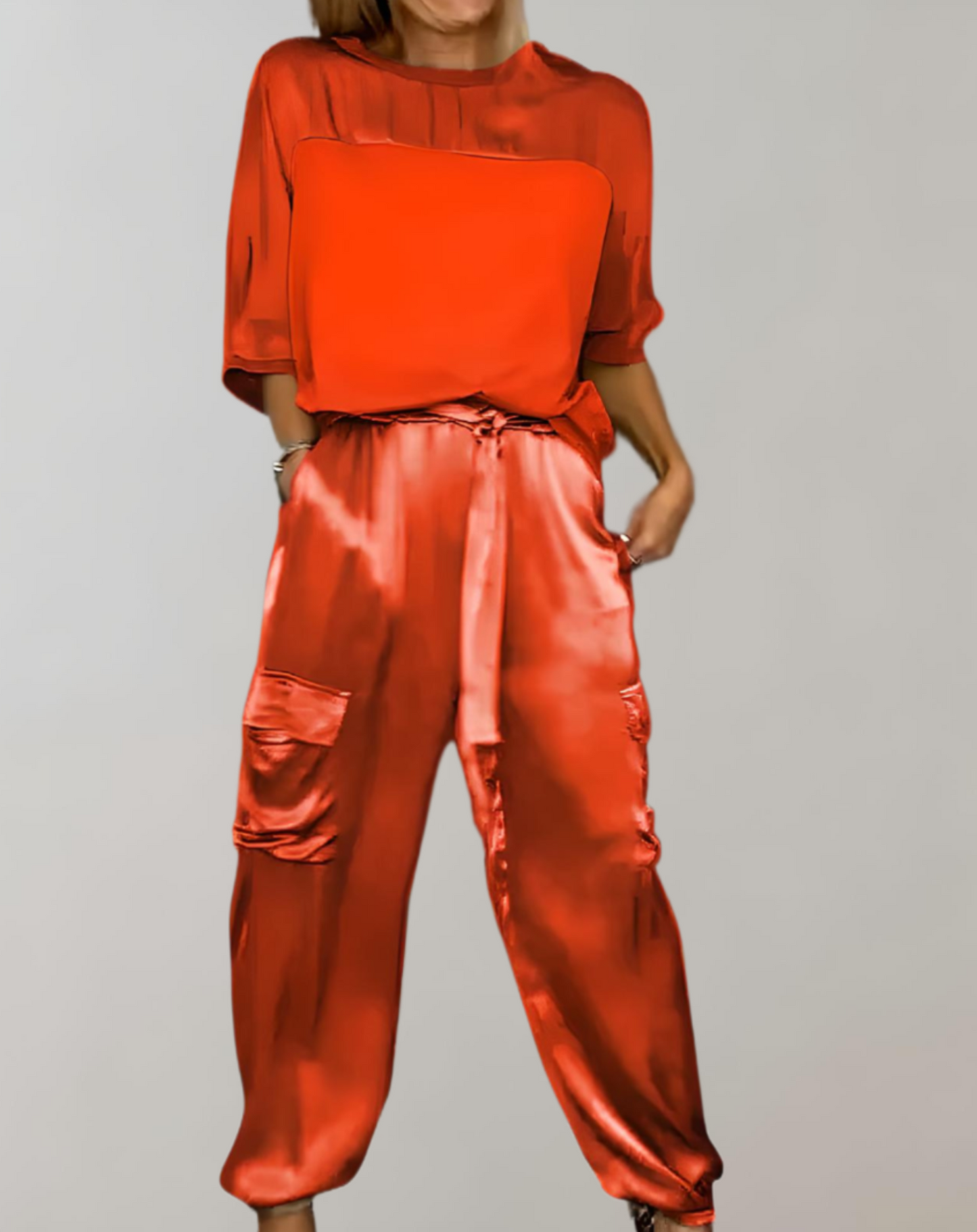 Nova | Luxury Satin Dress Set