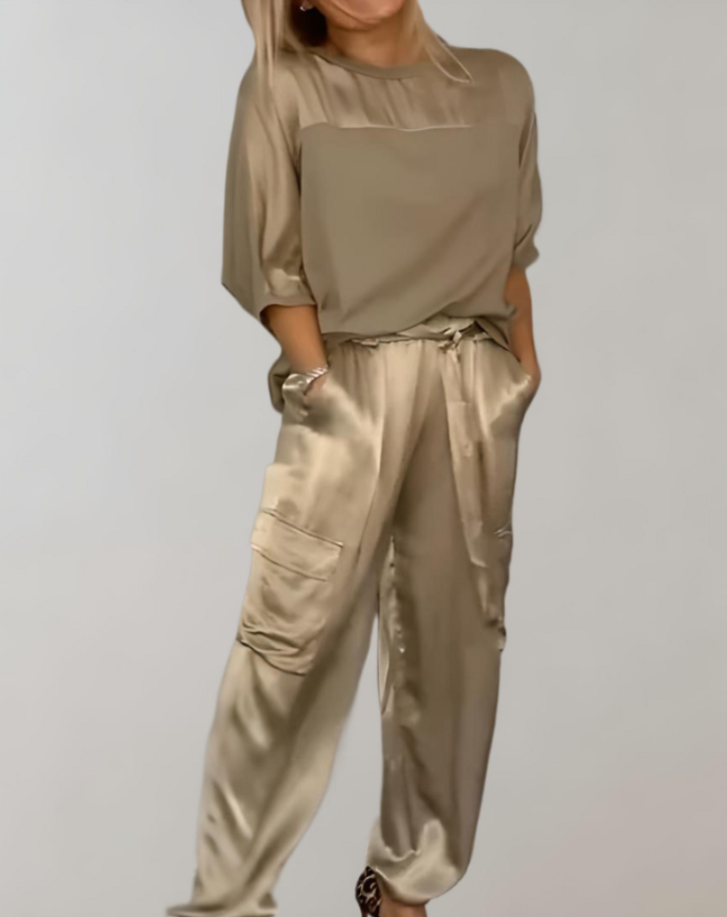 Nova | Luxury Satin Dress Set