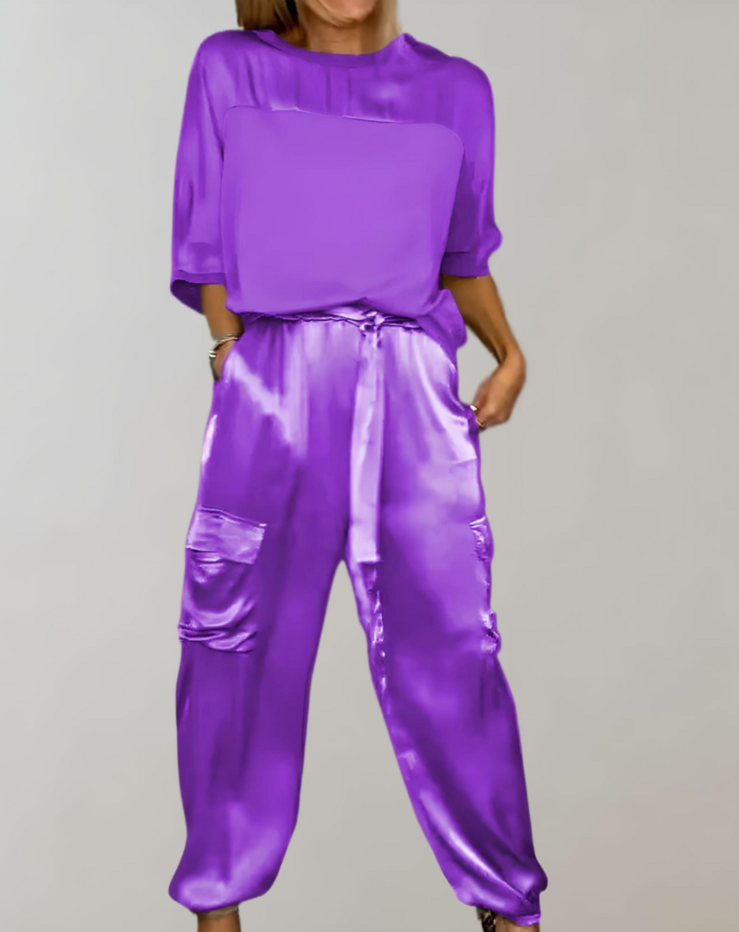 Nova | Luxury Satin Dress Set