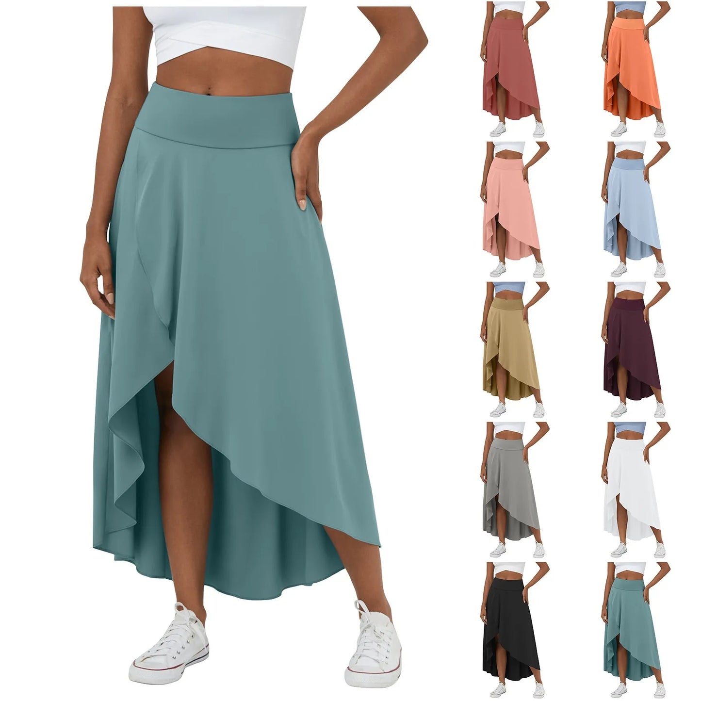 Natalia | Split Loose Skirt
