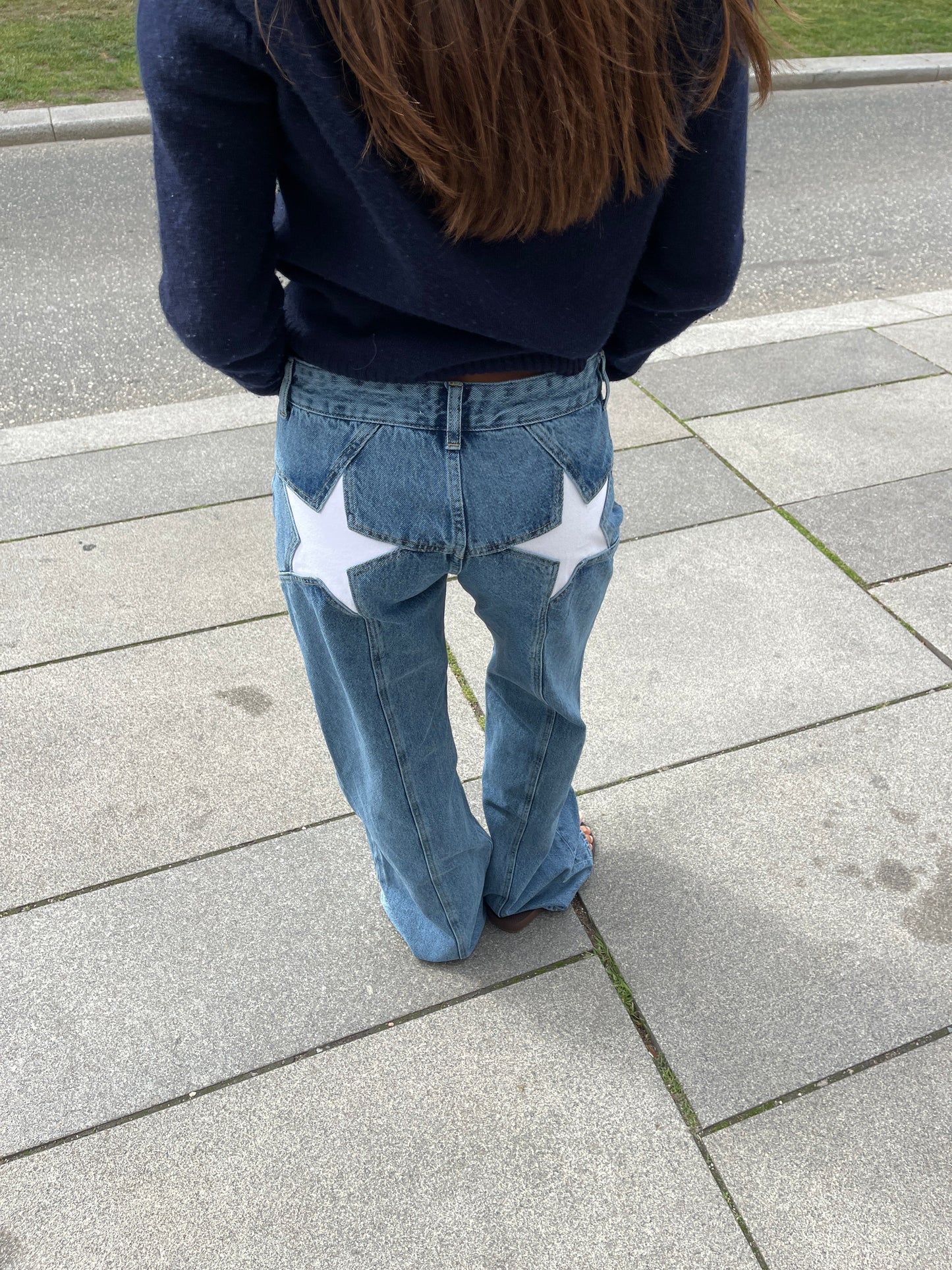 Lily | Oversized star jeans