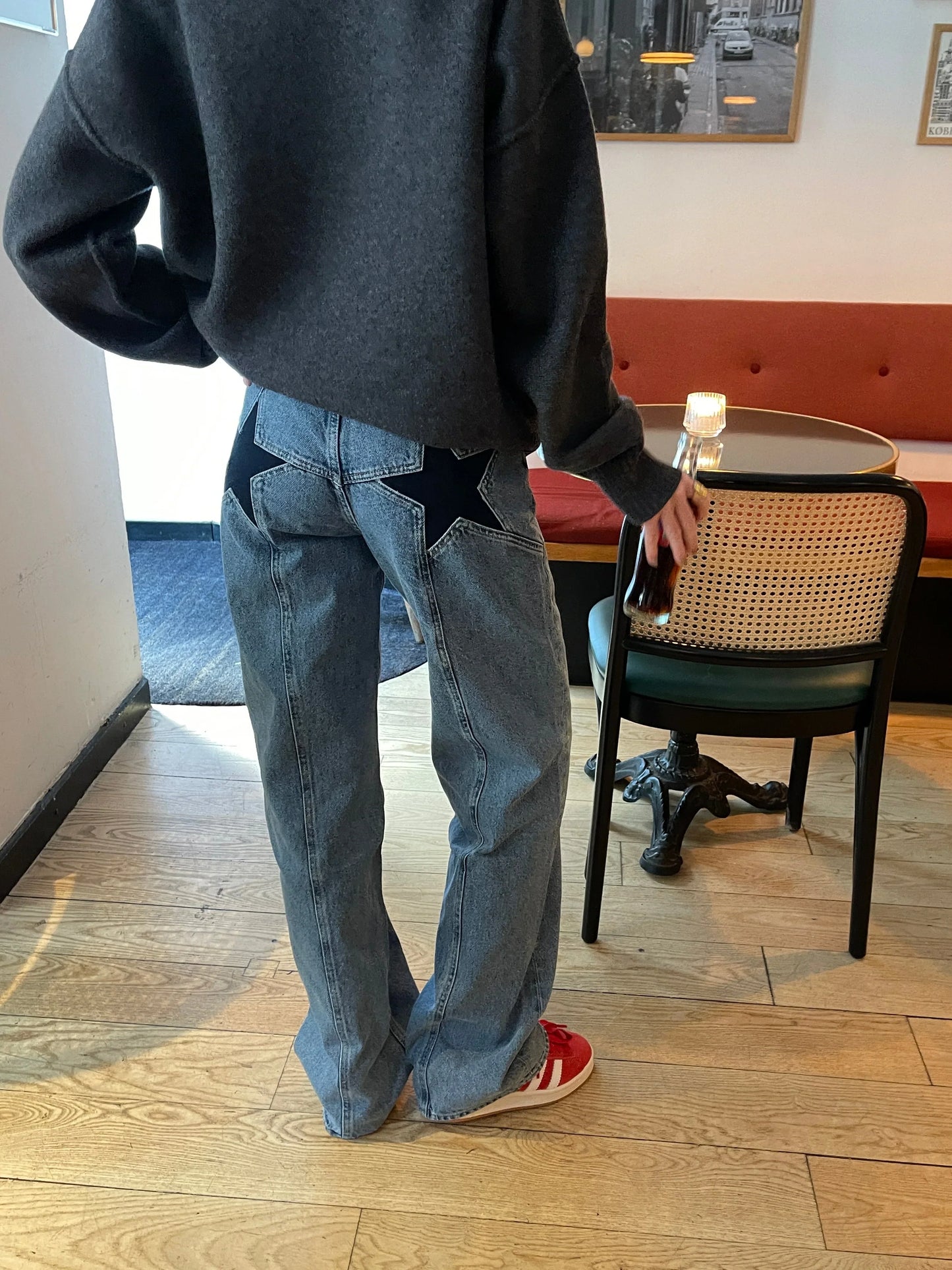 Lily | Oversized star jeans