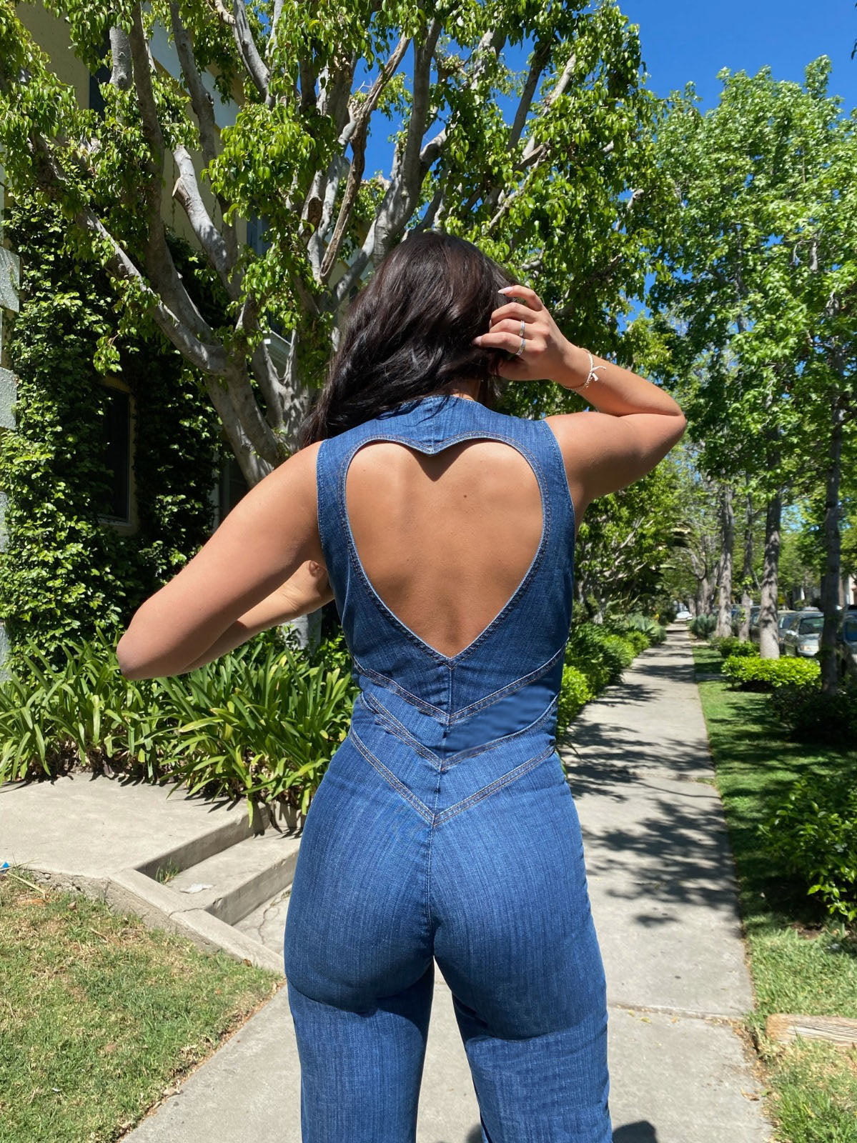 Holly | Trendy Denim Jumpsuit