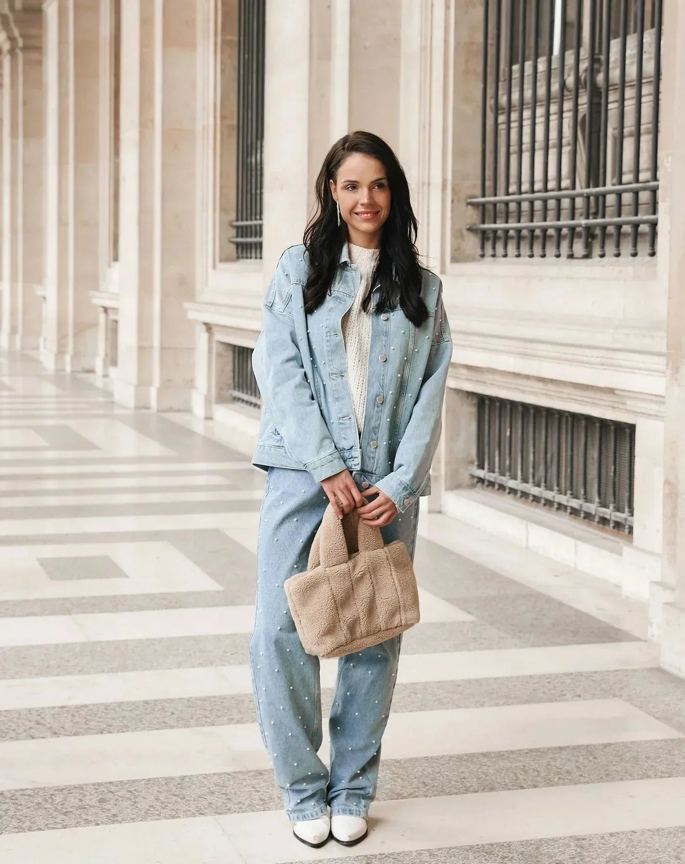 Nora | Denim Glitter Jeans