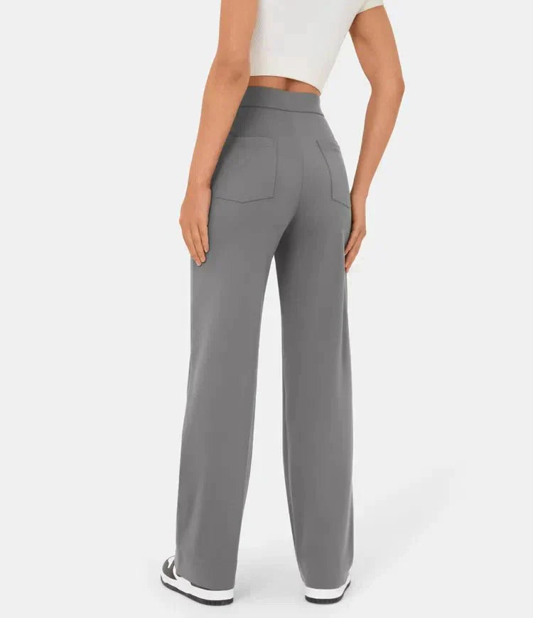 Jade | Elastische broek hoge Taille