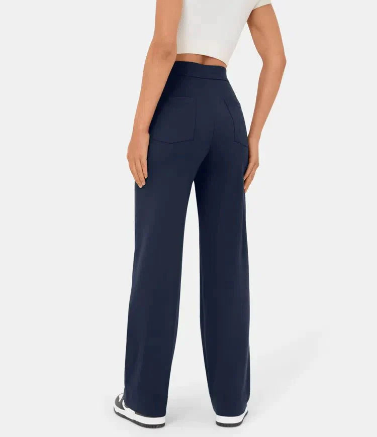 Jade | Elastische broek hoge Taille